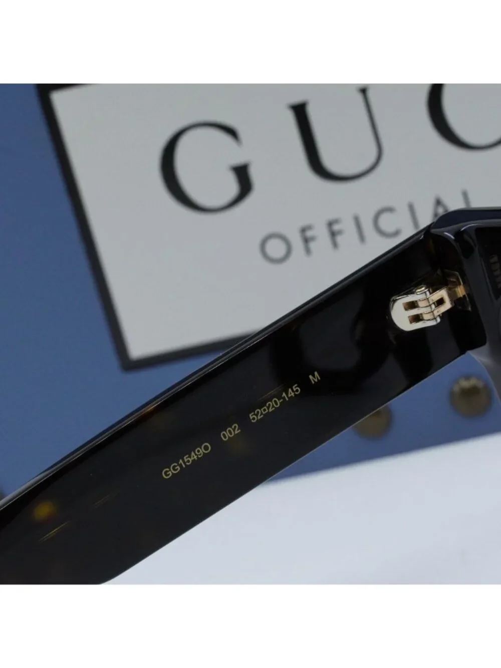 Gucci GG1549O 002 Square Eyeglasses 52mm - Havana